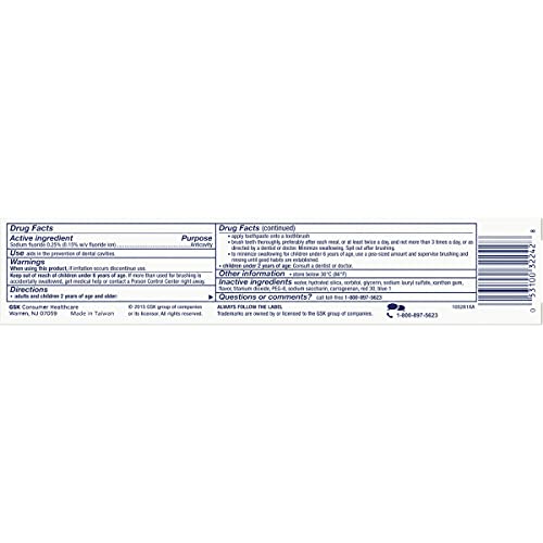 Aquafresh Cavity Protection Fluoride Toothpaste, Cool Mint 3 Oz