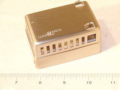 Metal Cover for All Instruments Except T-4100 and T-4600 Series Thermostats, Horizontal, No Thermometer, Dual Windows, Nickel