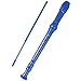 Mr.Power Soprano Recorder German Style C Key 8 Holes Easy Instrument for Beginners School Student Home Entertainment (Blue)