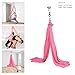 Aerial Silks Yoga Swing Set - 3 Yards Aerial Yoga Hammock Kit w/Hardware & Guide, Aerial Silks Yoga Starter Kit for Home Gym, Trapeze Antigravity Pilates Kit for Air Yoga, Acrobatic Dance, Circus Arts