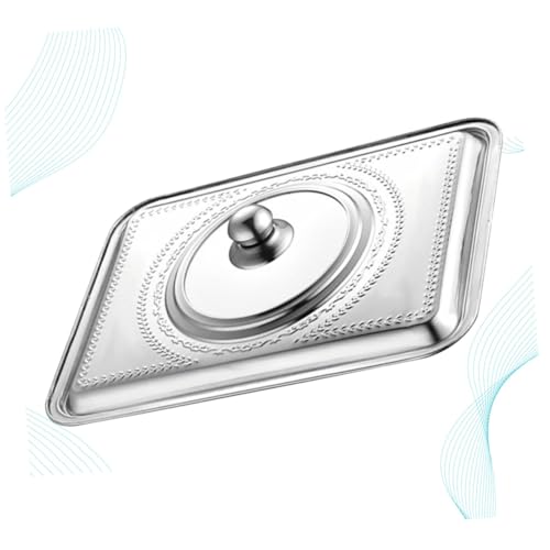 CLISPEED Protector Antisalpicaduras de Aceite para Cocina Tapa de Acero Inoxidable Visible para Ollas y Bandejas Rectangulares Mantiene Calor y Facilita la Cocción Hogar y Restaurante