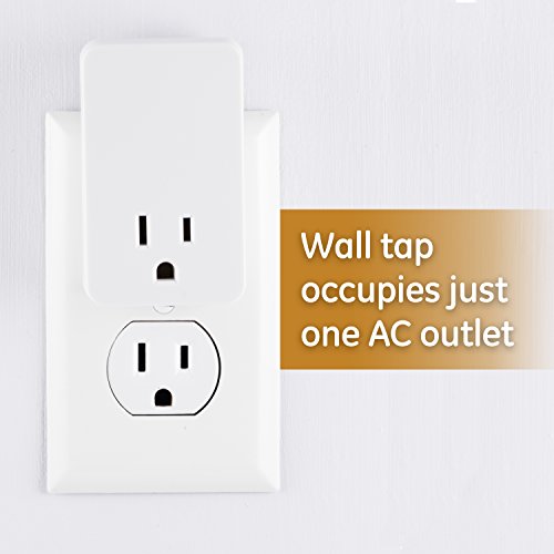 Ge Ultrapro Surge Protector Plug With Alarm, Outlet Extender, Plug Adapter, Appliance, Refrigerator, End Of Service, 1080 Joules, Warranty, Ul Listed, White, 38124 #TOP5