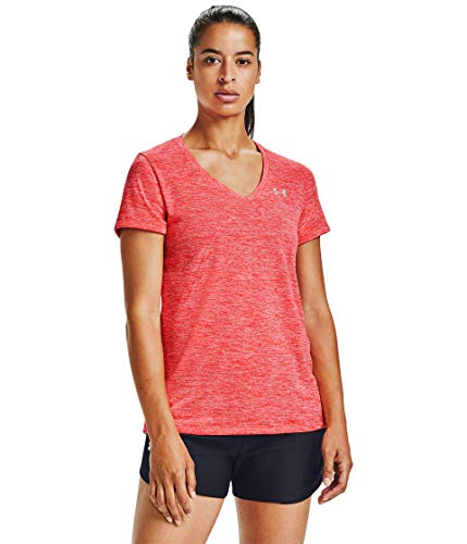 Image of Under Armour Womens Tech V-Neck Twist Short-Sleeve T-Shirt