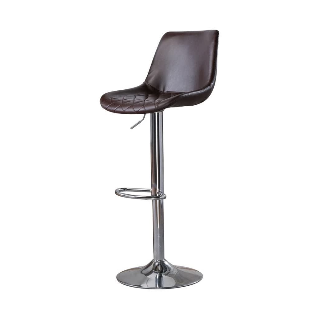 Chaise haute pour la maison et tabouret de bureau pivotant en cuir réglable