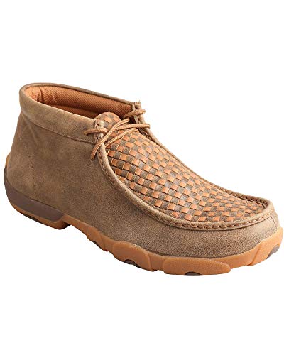 Twisted X Men's Chukka Driving Moc, Moc Toe, Bomber & Tan, 8 EEE