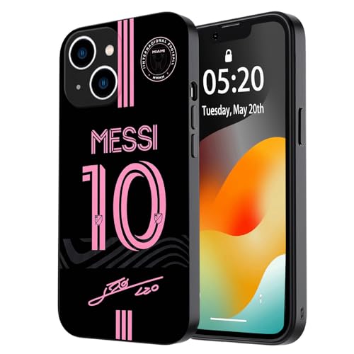 Coque iPhone 14 Messi Miami idée cadeau football protection silicone