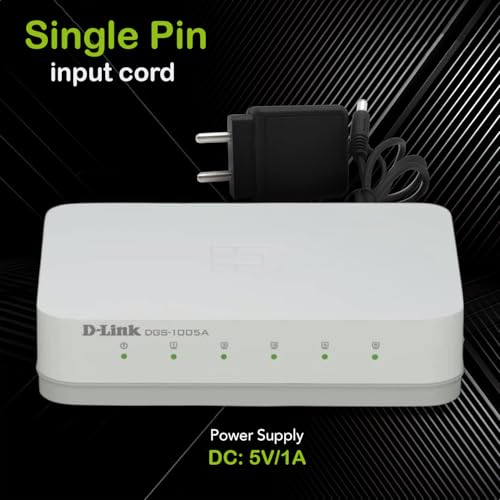 Image of D-Link DGS-1005A 5-Port 10 /100 /1000 Mbps Unmanaged Switch