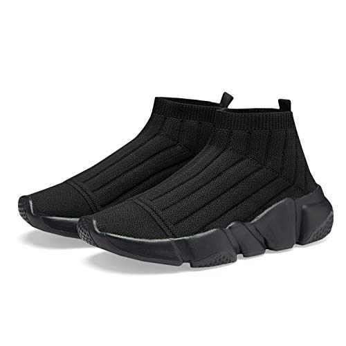 Image of Hetios Girls Sneakers Running Shoes High-Heeled Socks Shoes Boys Athletic Sneakers Kids Sock Shoes (Toddler /Little Kid /Big Kid)