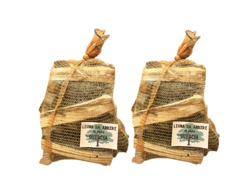LEGNA DA ARDERE DI VERA QUERCIA E CARPINO - APPENNINO TOSCANO - DISPONIBILE IN SACCHI DA 15KG - ADATTA A FORNI A LEGNA, TERMOCAMINO, BARBECUE E STUFE. (30 KG, 10)