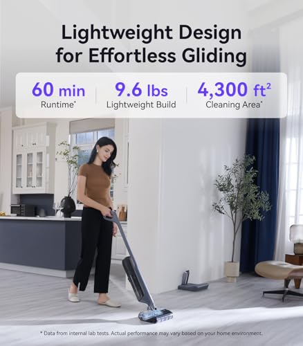 Wet dry vacuum cleaner cleaning edges of hard floors