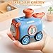 Keamaidy Baby Train Car Toys for Toddler 1-3, 4PCS Press to Go Push Car, Infant Play Whistle Vehicle Toy Set for 12-18 Months, 1st Birthday Christmas Easter Gifts for 1-2 Years Old Boys