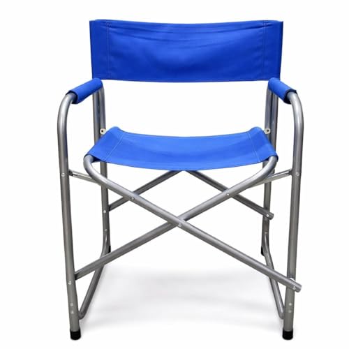 cecaro group Sedia Regista Pieghevole 57×46×80 cm – Struttura in Ferro, Seduta in Tessuto Oxford, Compatta e Maneggevole per Esterno