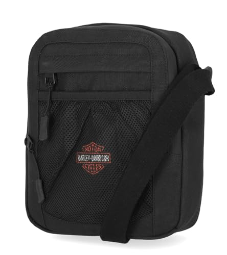 Harley-Davidson Women's Modular Bar & Shield Adjustable Crossbody Pouch - Black - Main Image