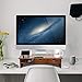 WAYTRIM Bamboo Wood Monitor Stand Ergonomic Computer Riser with Storage Organizer Drawers Desktop Laptop Shelf Risers Cellphone Stand for Home and Office Use, Classic Antique Brown