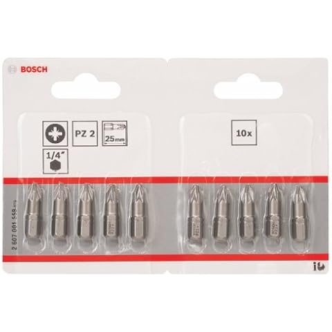 Bosch Extra Hard Pz 2 Screwdriver Bits Cover