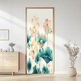 lote vinilos makina 【FÁCIL DE INSTALAR Y EXTRAÍBLE】 La parte posterior tiene una capa de respaldo autoadhesiva. No se requiere adhesivo ni activador adicional. Solo pela y pega para decorar tu casa. Extraíble y no causará ningún daño a su puerta después de la extracción