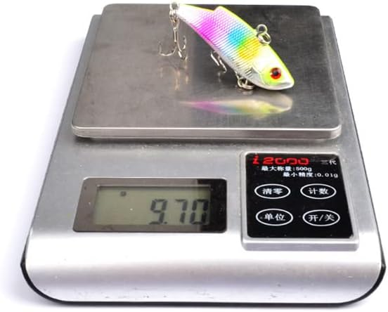 10Pcs 57mm 9g Winter VIB Fishing Lures with Treble Hook Vibration Wobblers Crankbaits Isca Artificial Hard Bait for Bass Peche Carp
