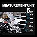 Hairich Upgrade 3/8 Inch Drive Digital Torque Wrench 5-100FT-LB/0-135N.M, Torque Range Accurate to ±2%,Electric Torque Wrench car with Buzzer and LED Flash Notification for Bike/Motorcycle/Auto Repair