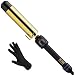 HOT TOOLS Signature Series Gold Flipperless Curling Iron + Wand, 1 1/2 Inch