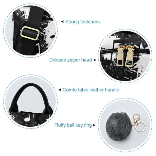 Mochila para mujer a la moda con cierre de seguridad posterior anticaídas 6