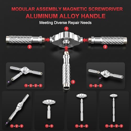 115-In-1 Magnetic Screwdriver Set Ratchet Screwdriver Set - image 2