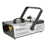 LSM1500PRO - IBIZA - Professionelle 1500W Nebelmaschine, programmierbar mit DMX und Fernbedienung - Schwarz