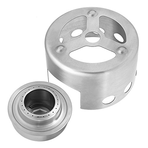 Fogão Externo, Romacci Fogão a álcool ao ar livre e conjunto combinado de rack Mini Fogão a álcool p