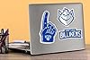 Saint Louis University 8ct Vinyl Large Deluxe Stickers Variety Pack - Laptop, Water Bottle, Scrapbooking, Tablet, Skateboard, Indoor/Outdoor - Set of 8 #3