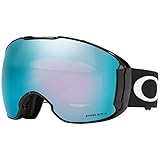 Oakley Men's Airbrake XL Snow Goggles, Jet Black, Prizm Sapphire Iridium, Extra Large
