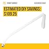 PartsBroz 5304507087 Water Supply Feed Tube - Compatible With Frigidaire Kenmore Crosley Kelvinator Dishwasher - Replaces AP6037539 PS11770593 154824201 154464101 4456448 #3