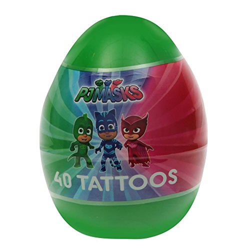 PJ Masks Easter Egg with 40 Tattoos
