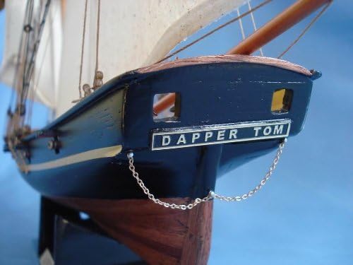 Hampton Nautical Dapper Tom Pirate Ship, 24"