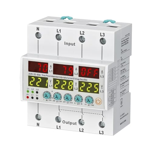 Relais AVR-3S-80A triphasé résout les coupures de tension 380V