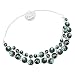 51.30ctw Genuine Labradorite & 925 Silver Plated Necklace