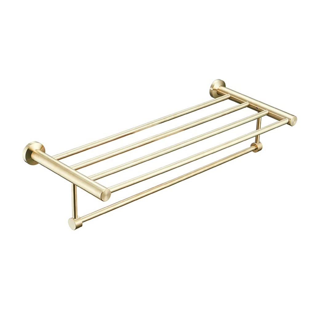 LMYSXAOZ LNNSHX Towel Racks,Towel Rail for Bathroom,Stainless Steel 304 Bathroom Rack,Hand Holder Bath Rail,Bathroom Bar/Towel Rack/a (Flat Double Rod a)