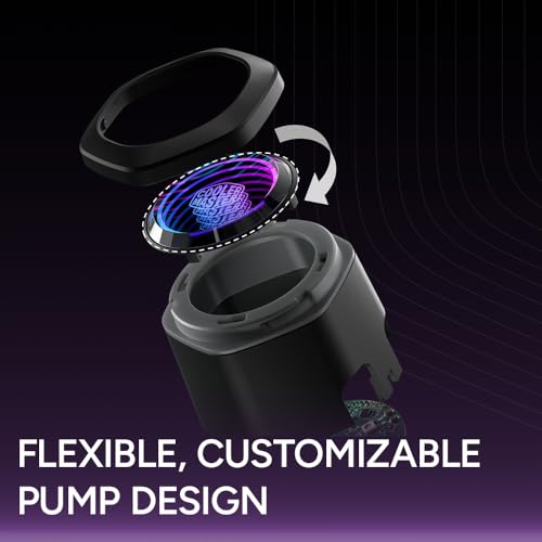 Image of Cooler Master ML 240 Core Nex ARGB CPU Liquid Cooler White | Support LGA1851, LGA1700, AM5, AM4 Socket | Dual Chamber Pump | 240mm AIO | High Perfomance Fans | Infinity Mirror Design