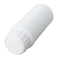 Vista 5 de Bettomshin 5 botellas de plástico PE de 3.4 fl oz (grado alimenticio) con tapas, botella de muestra de laboratorio, botellas de plástico de boca