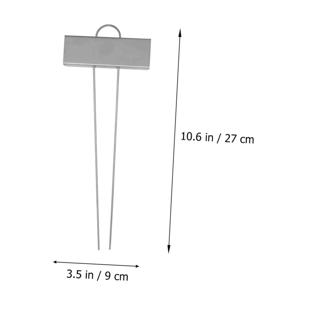 Toyvian 3 Sätze Gartenetikett Gartenmarkierung Gartenreihenmarkierungen Pflanzendeckel Wetterfest Schilder Für Gartenpflanzgefäße Kinderzimmer-etiketten Silver 10 Stück * 3