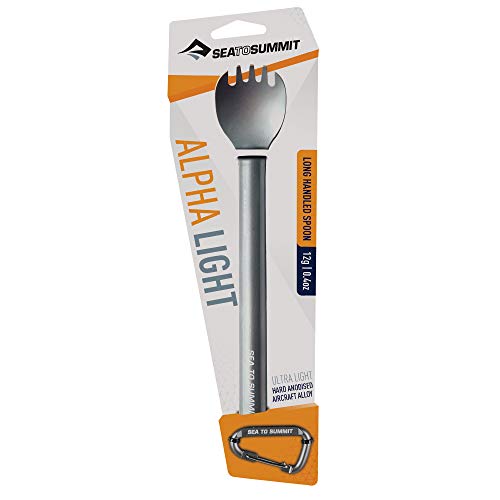 Cuillère-fourchette Sea To Summit Frontier UL – Ultralégère (9g) – Aluminium – Parfaite Randonnée