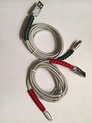 USB-lightning reinforced Cable - Kordknots (Zombie, 6 feet)