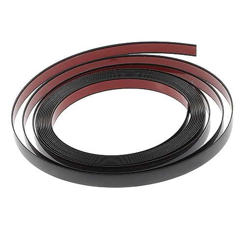 MUSISALY Strip Tape Waterproof Self Adhesive for Wall Kitchen Bathroom Black 1.1m x 5m Decorative Edge Sealing Tape