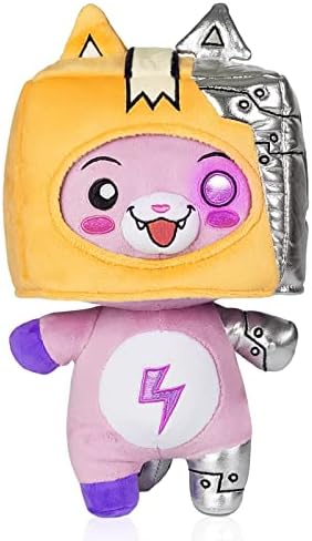 number balloon Lanky Foxy Plushies Toy, Lanky Foxy and Boxy Plush for Boys 3+ Year Old, Detachable Anime Box Plush Figure Toy, Half Box and Half Bot Lanky Merch Gift for Kids