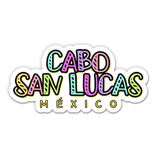 Squiddy Cabo San Lucas Mexico Vacation - Vinyl Sticker Decal for Phone, Laptop, Water Bottle (3
