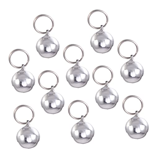 Mikikit 10pcs Bells for Collars Accessories for Dogs Cats Puppies and Kittens Sound for Tracking Small Pets