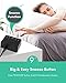 Digital Alarm Clock Radio for Bedroom with AM/FM Radio, Sleep Timer, Dimmer, Easy Snooze, Battery Backup -1.2