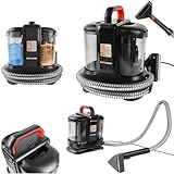 460W Sofa and Carpet Cleaning Machine, Spot Cleaner with Twin Tank Spot Washer, Lightweight Home and Pet Spot Cleaner for Upholstery, Stairs, Home, Car, Rug, Stain, Handheld Shampooer Machine, Black