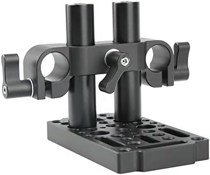 NICEYRIG Quick Release Base Kit with QR Plate 15mm Rod Riser