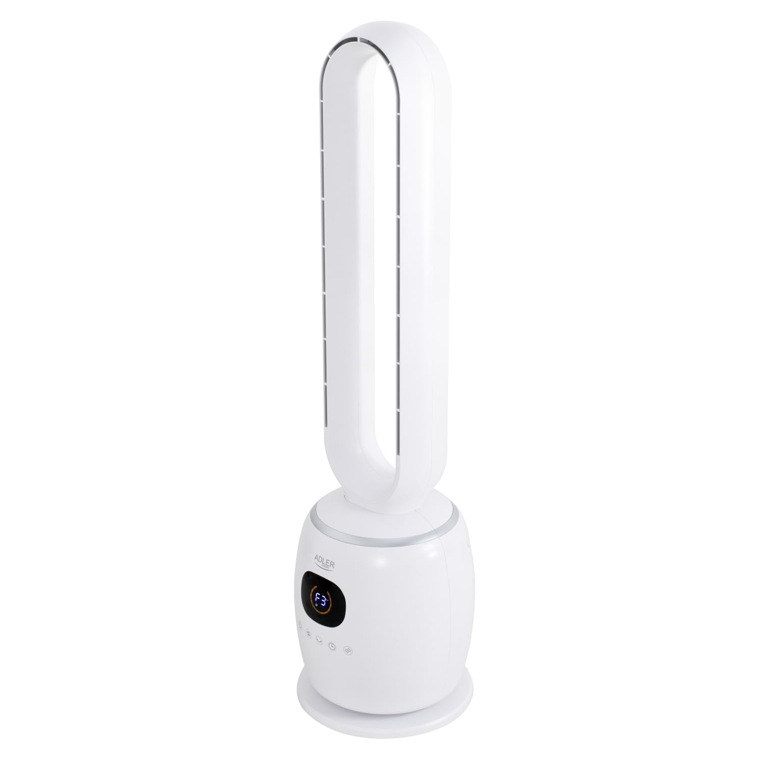 Adlereurope AD 7344 Blattloser Turmventilator 86 cm – Leiser Standventilator mit modernem Design, platzsparender Luftkühler für Wohnzimmer, Büro und Schlafzimmer