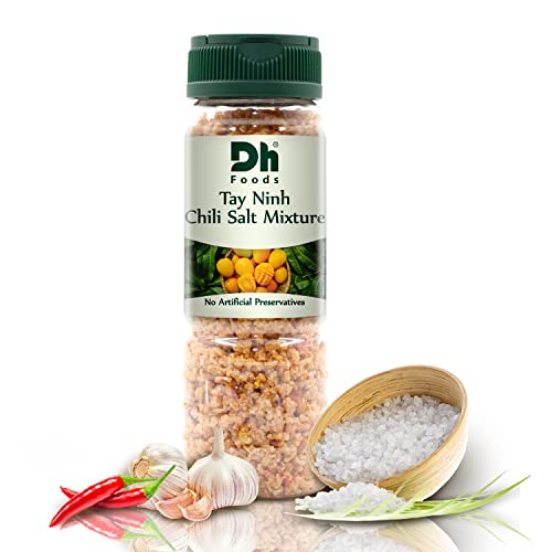 Dh Foods Chili Salt 4 Oz | Vietnamese Dipping Seasoning | For Fruits Seafood Vegetables Meat | No Synthetic Color No Artificial Preservative