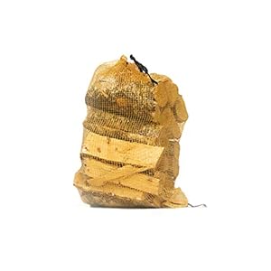 Zilveren berkenoven gedroogd hardhout stammen 30L netto – 18% vocht – klaar om gecertificeerd perfect brandhout te branden voor houtbranders, houtkachels, open haarden, pizza-ovens, chiminea, kampvuren